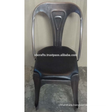 vintage industrial leather seat chair